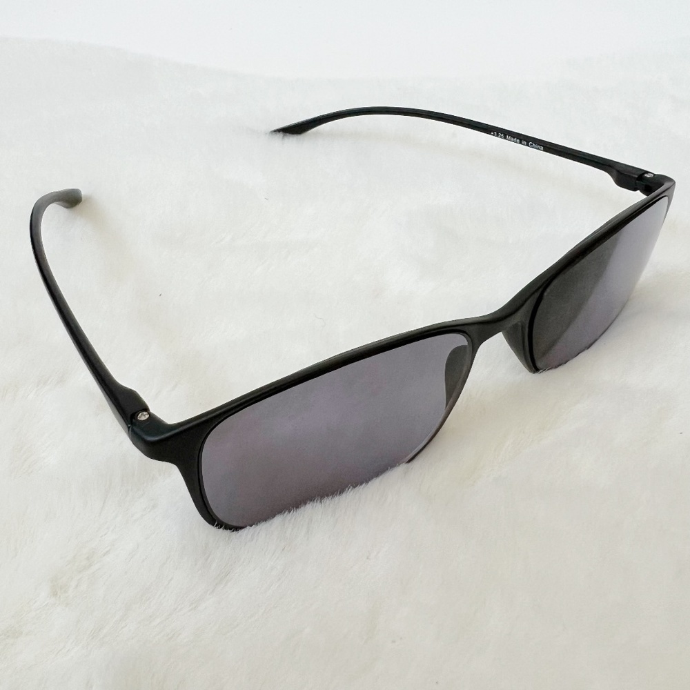NEW Calabria Mens Prescription Black Sunglasses +3.25 - Picture 6 of 8
